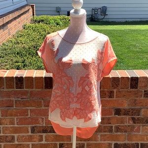 Blu-Pepper Sleeveless Top. Size L